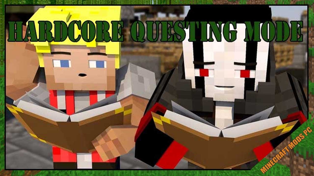 Hardcore Questing Mode Mod 1.16.5/1.12.2/1.7.10 Download - How to install it for Minecraft PC
