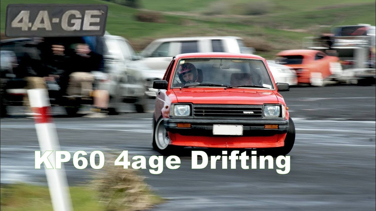 KP61 Starlet   Drifting  -   9000rpm  na  4age  on itbs