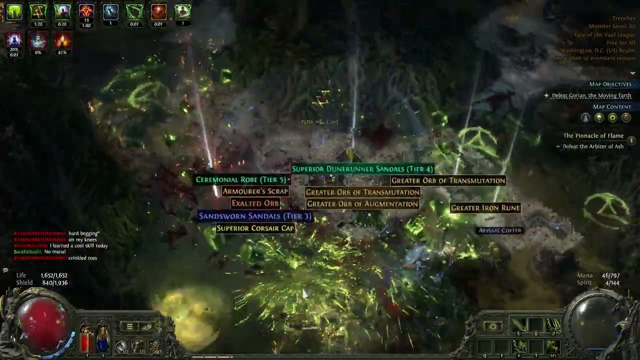 PoE2 0.4 FotV | Poisonburst Pathfinder | Geared AF | t16 map cleansed
