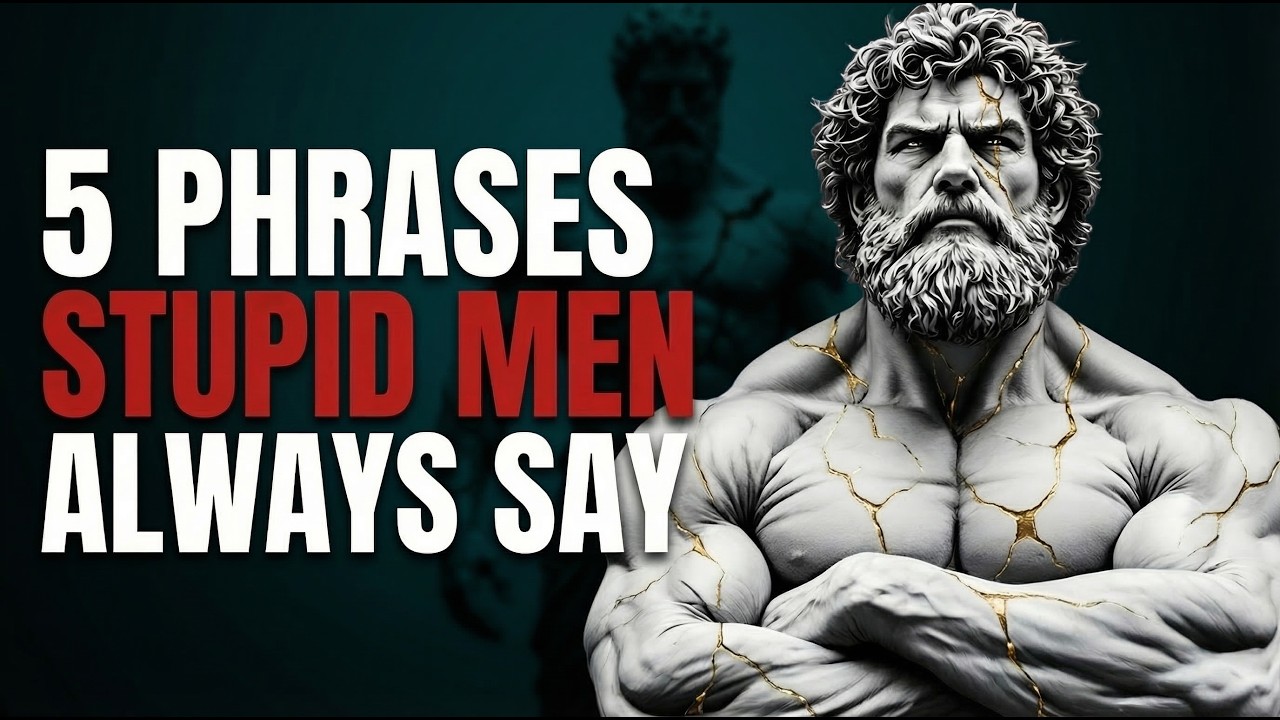 5 Phrases Stupid Men Always Says — Stoic Philosophy