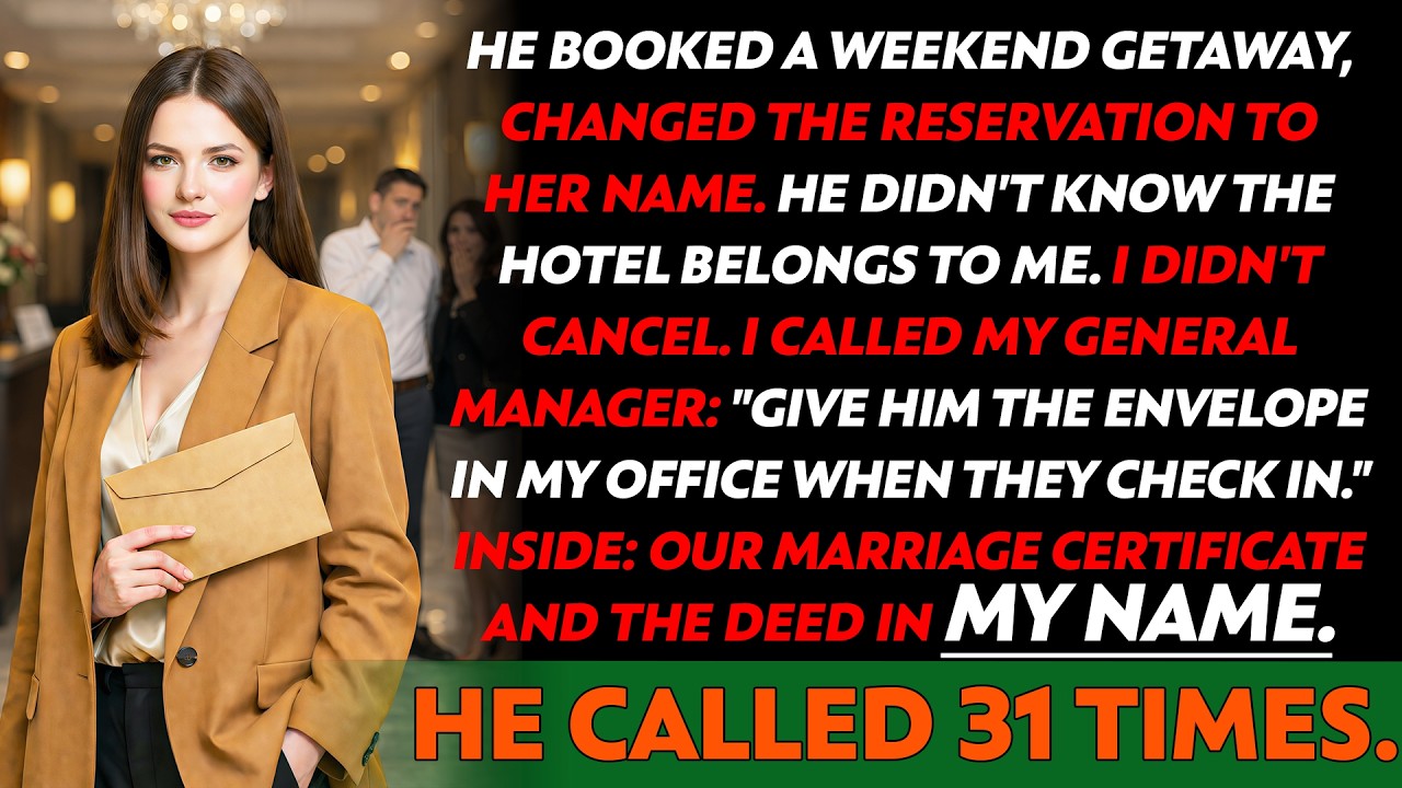 My Husband Cheated With His Mistress at the Hotel I Secretly Own — I Let Them Check In
