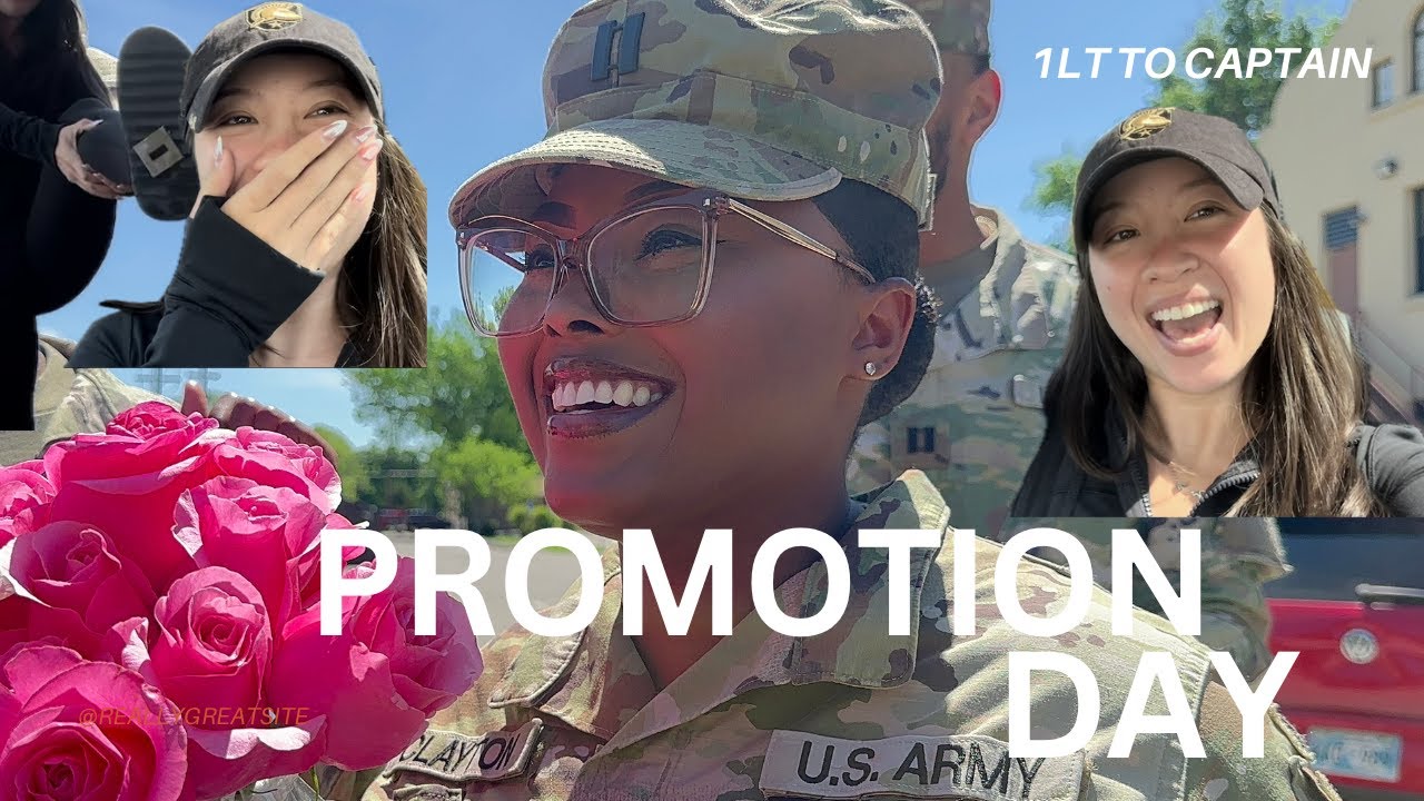 U.S. Army Promotion Ceremony | 1LT to CPT