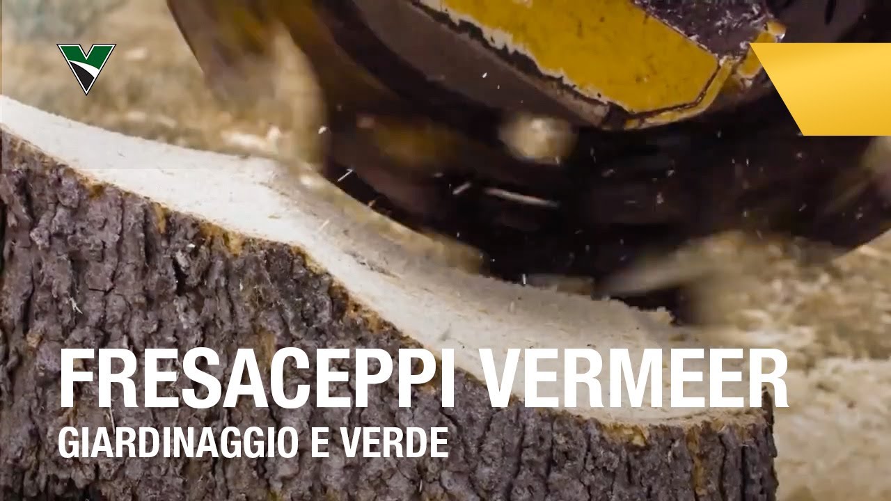Fresaceppi Vermeer per giardinaggio e lavori di cura del verde | Vermeer Italia