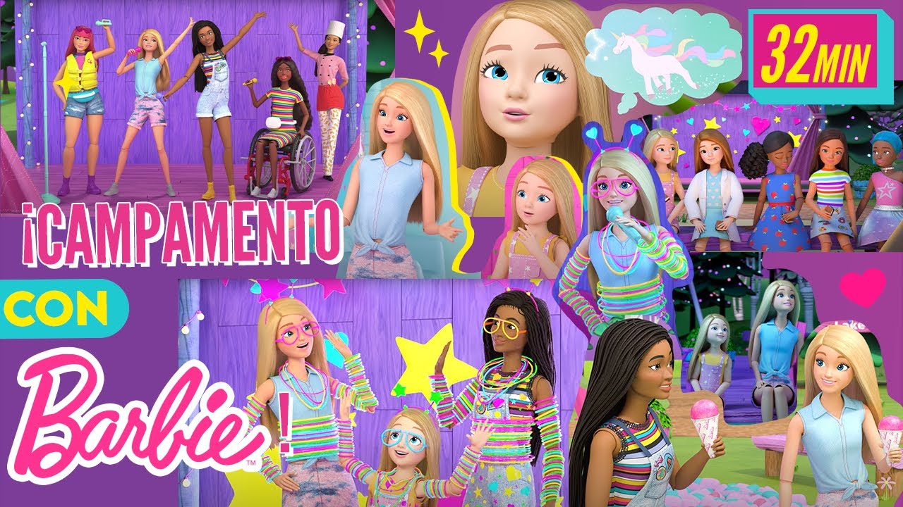 ¡TODOS los episodios de BARBIE CAMPAMENTO DE HERMANAS! 👩💫👧  | Maratón de Barbie En Español Latino