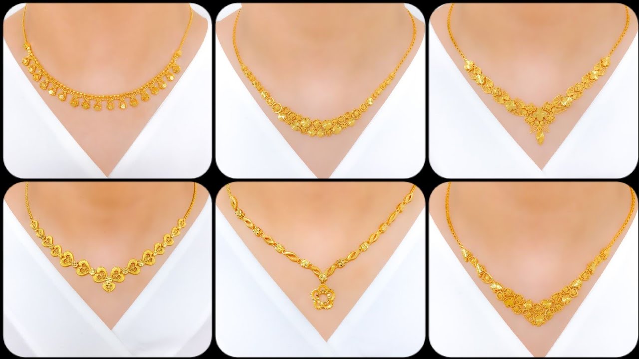 Latest light weight gold necklace designs 2023|gold necklaces designs|@worldmodernideas