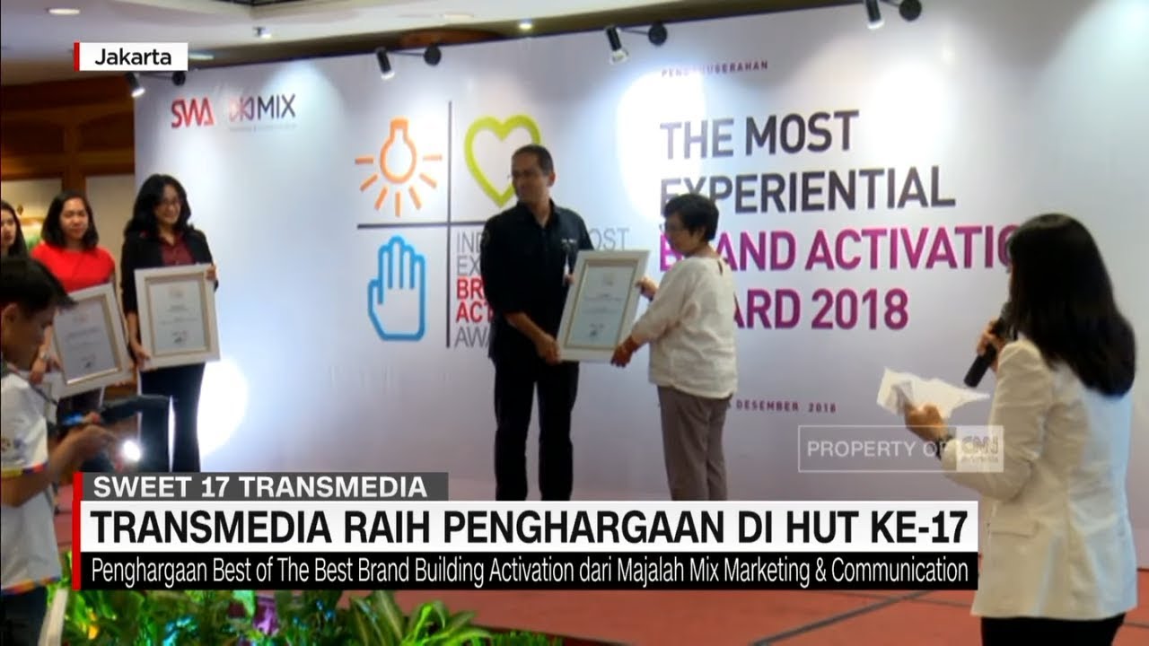 Transmedia Raih Penghargaan di HUT ke 17