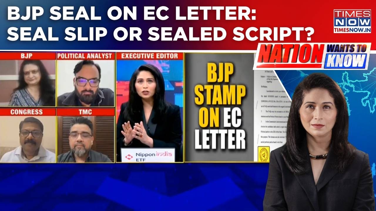 BJP Seal On EC Letter Sparks Row: Poll Panel Says 'Clerical Error'; Seal Slip Or Sealed Script? NWTK