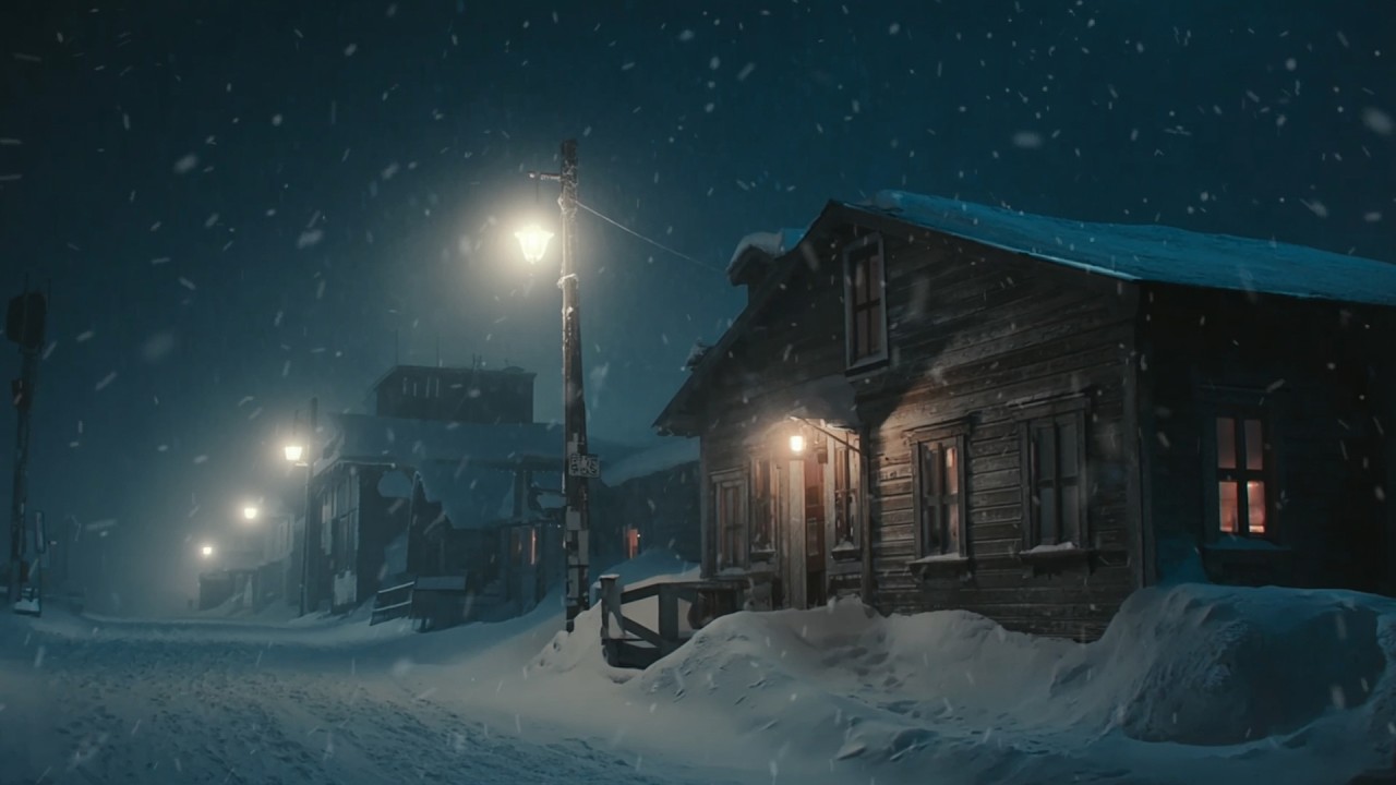 Snowstorm Ambience For Deep Sleep, Relax | Realistic Howling Wind & Blizzard Sounds | Nature ASMR