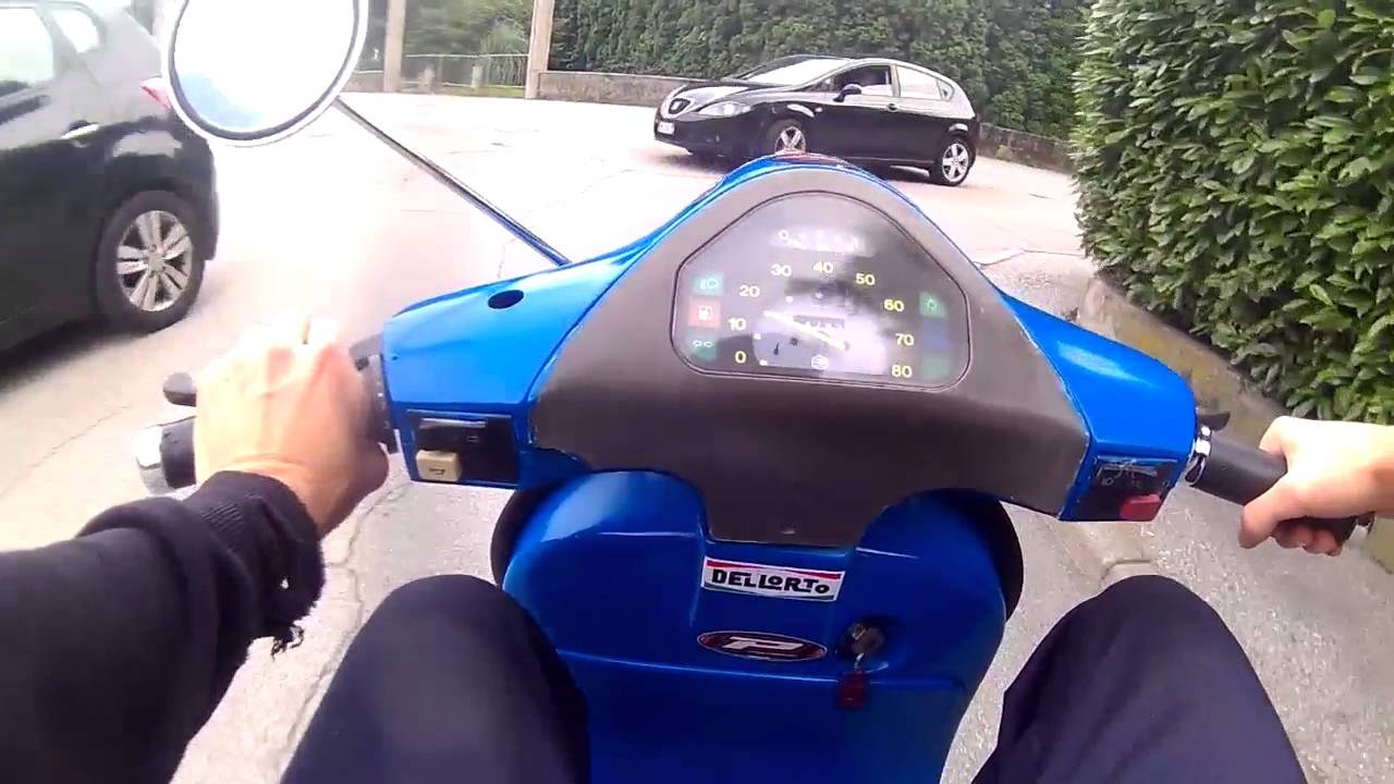 Vespa HP 102 Malossi On Board-Un pò di rodaggio