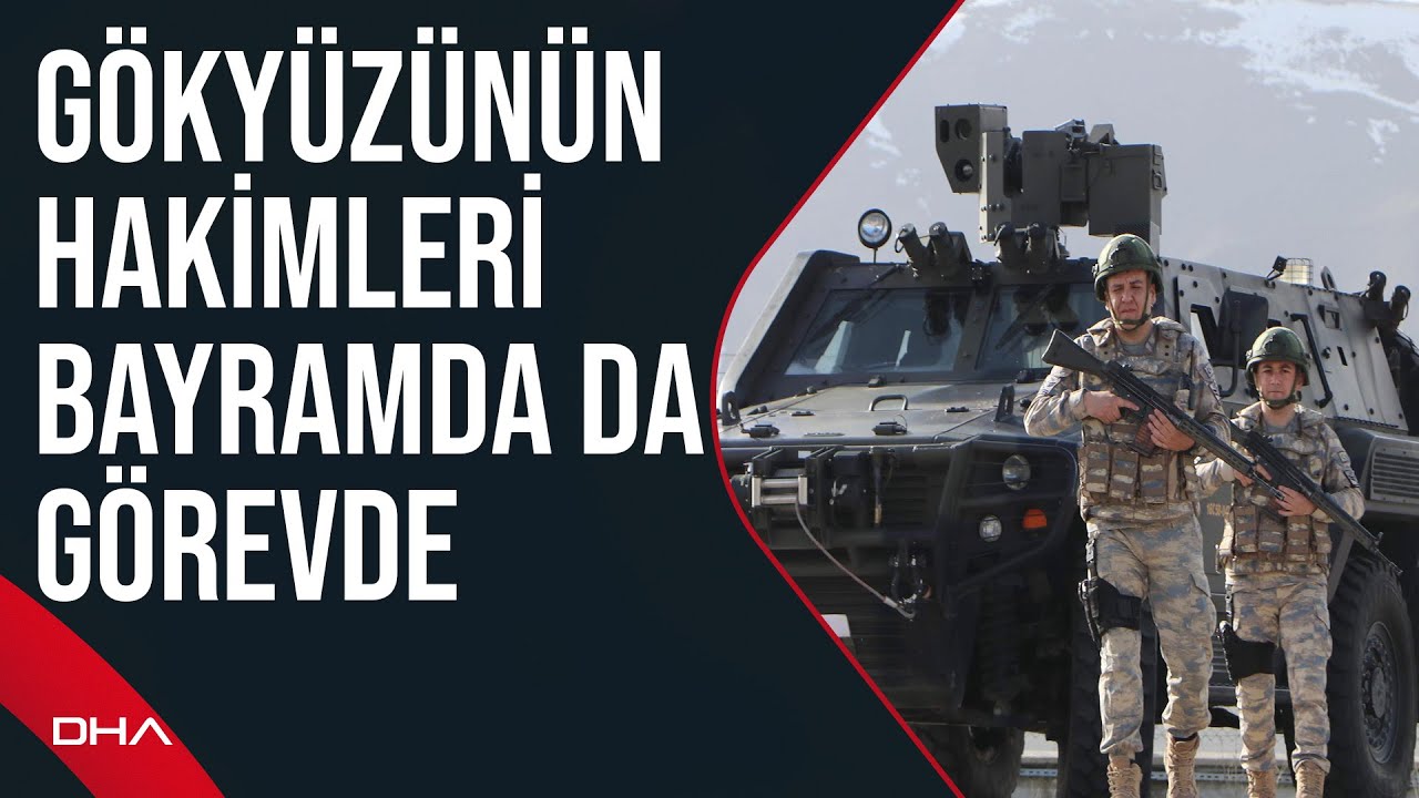 Erzurum Hava Radar Mevzi Komutanlığı'nda görevli askerler, bayramı görevlerinin başında geçiriyor