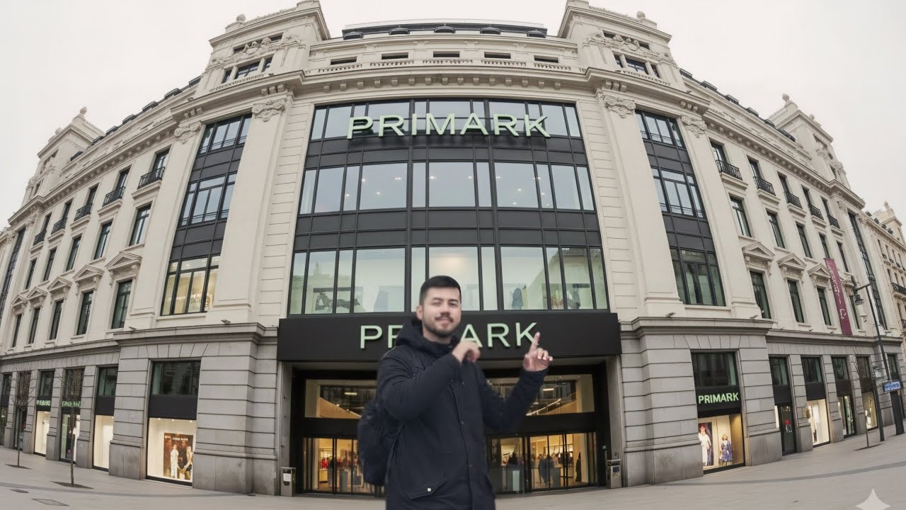 Primark (Gran Vía) um Paraíso para compradores.