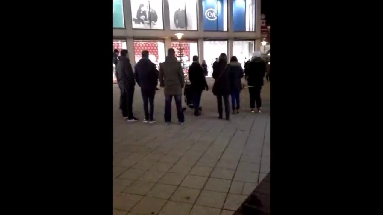 Flashmob Lange Straße Detmold Chor EFG DT West
