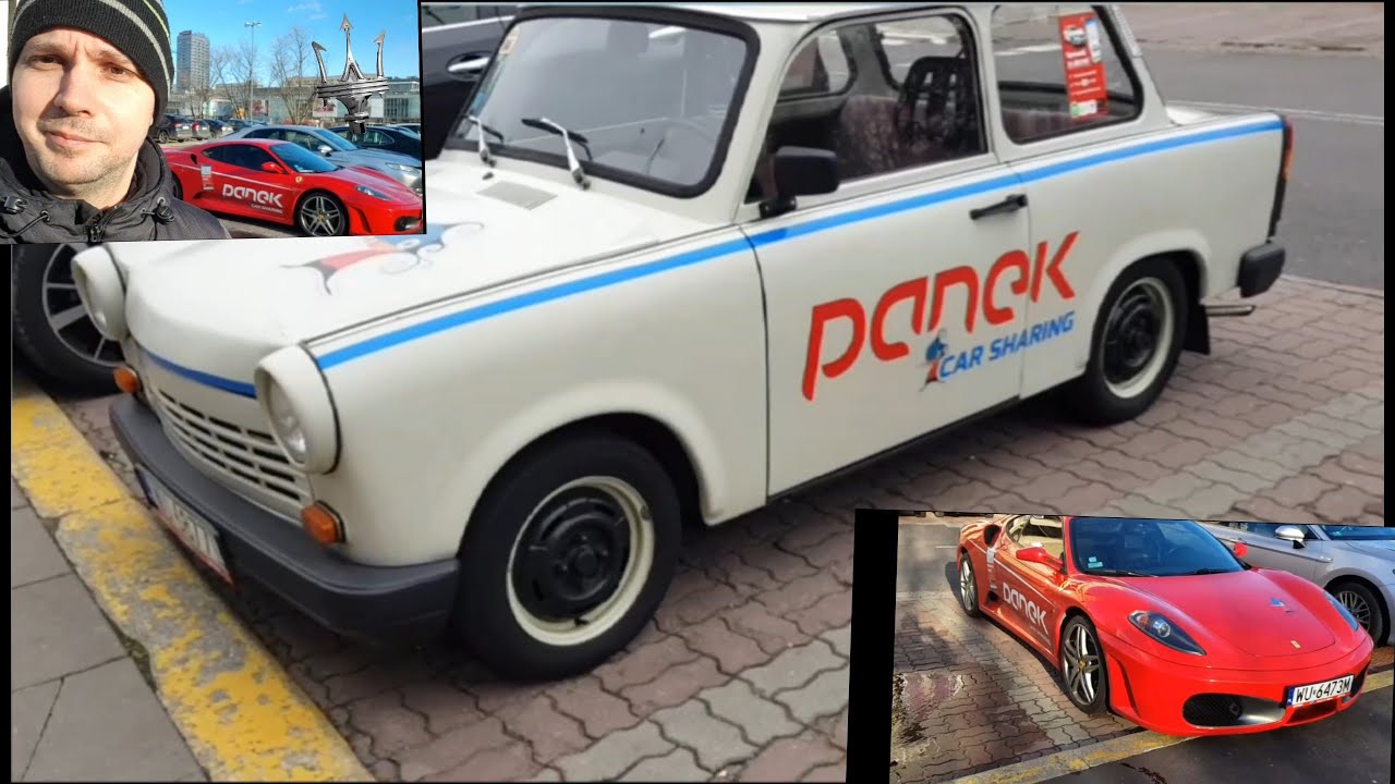 Panek Retro: Trabant czar NRD silnik 1.1 Ten Wzmocniony Janusz Widelec. Bonus Ferrari carsharing
