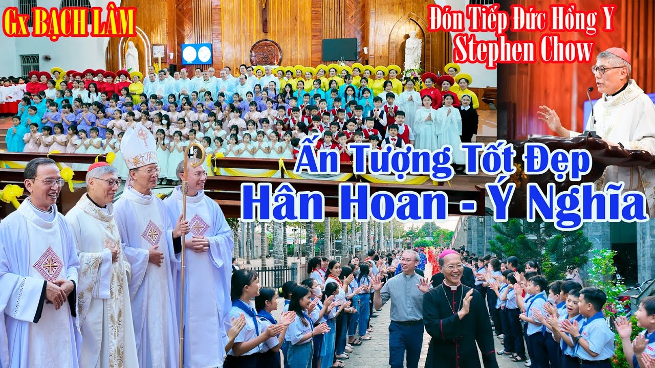 Hân Hoan Đức Hồng y STEPHEN CHOW Về Thăm Xứ Đạo GP Xuân Lộc | Giáo Xứ BẠCH LÂM | Thánh Lễ Tiếng Anh.