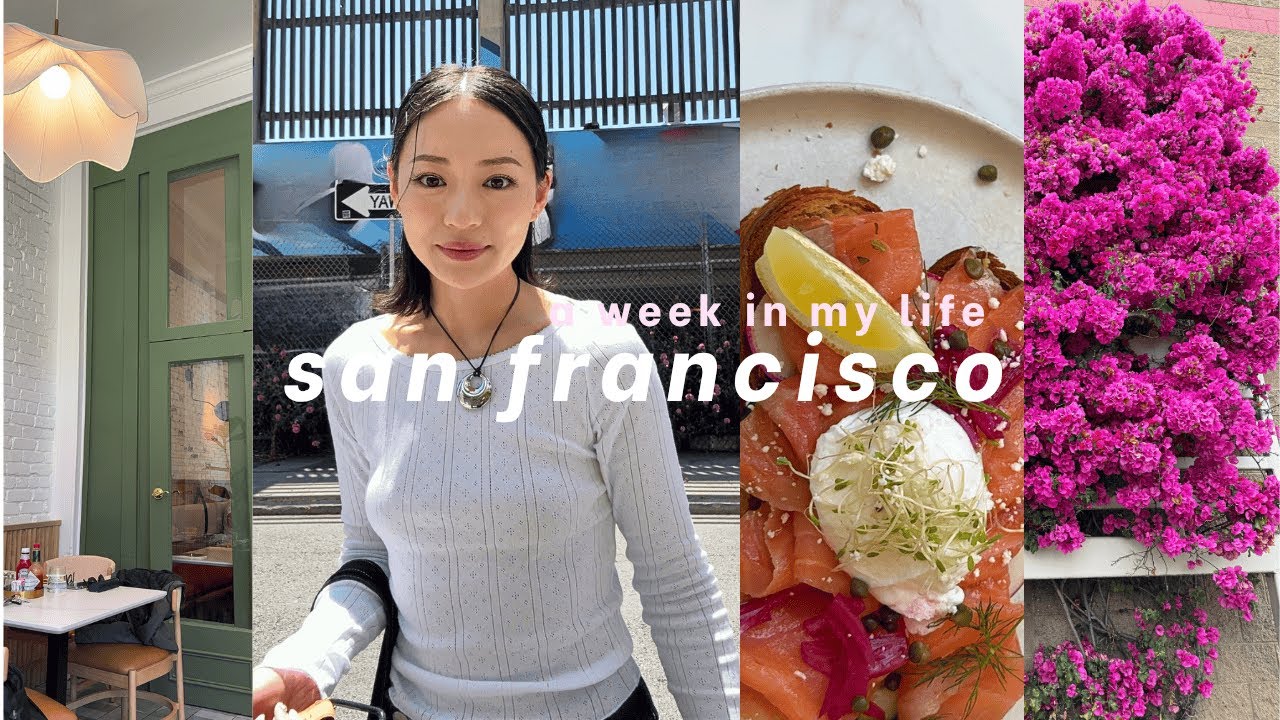 summer in San Francisco ✿ cute cafes, shopping haul, spending time with friends & eating korean food