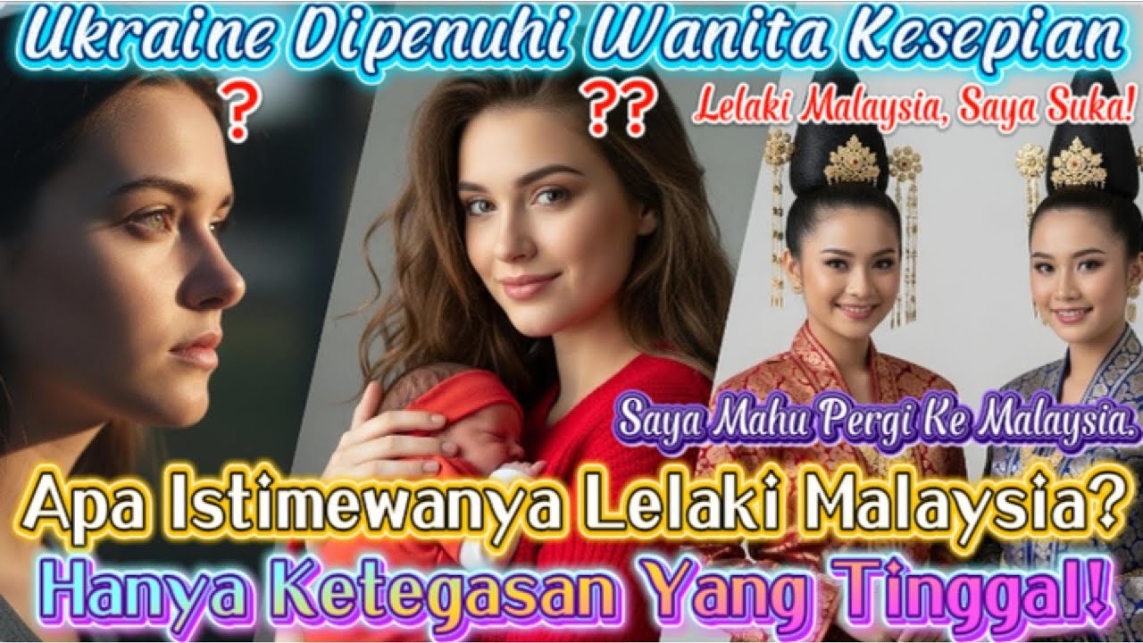 Para balu muda Ukraine menemui satu ‘perkara’ yang mengejutkan pada lelaki Malaysia
