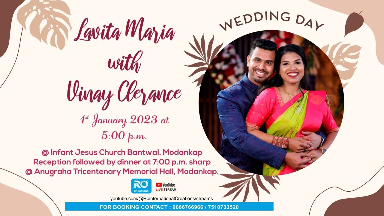 Wedding Ceremony of Lavita Maria & Vinay Clerance