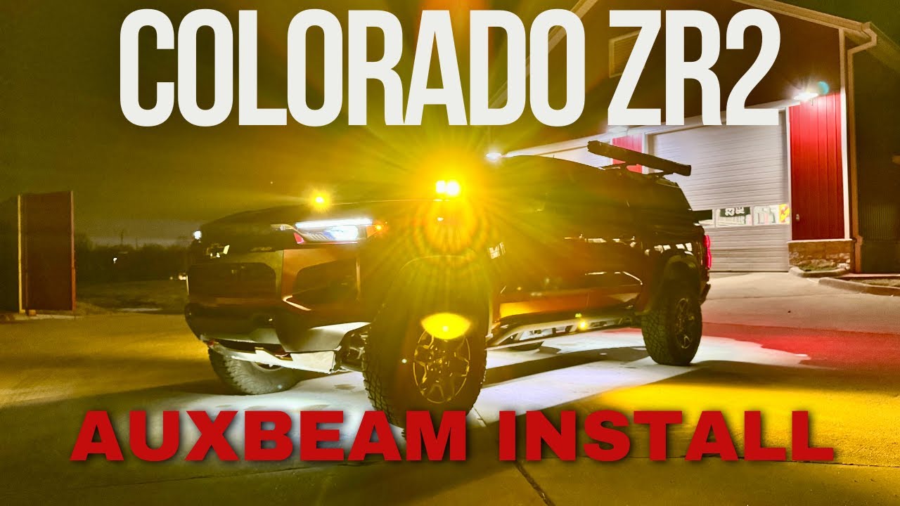 Installing AUXBEAM switch panel in a Chevy Colorado ZR2!