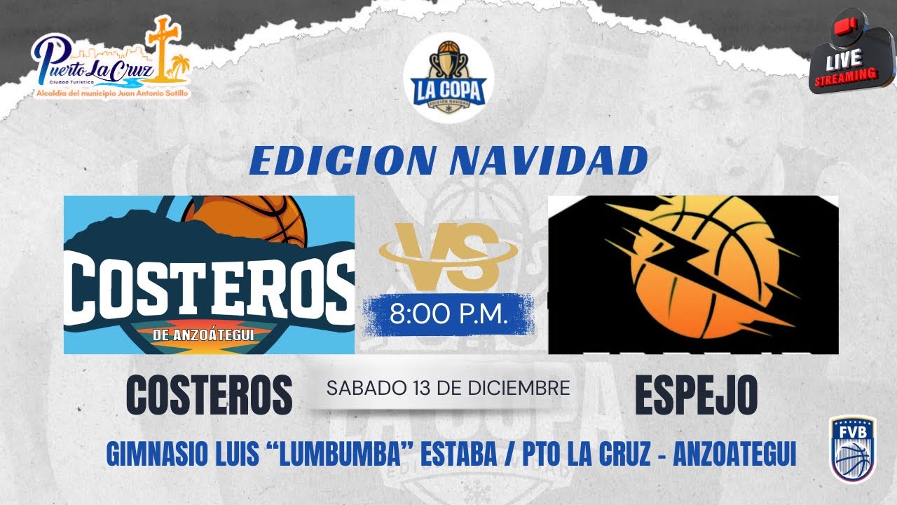 LA COPA VE EN VIVO Costeros Vs Espejo