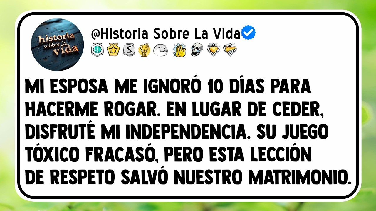 Mi esposa me ignoró 10 días para hacerme rogar. En lugar de ceder, disfruté mi independencia.