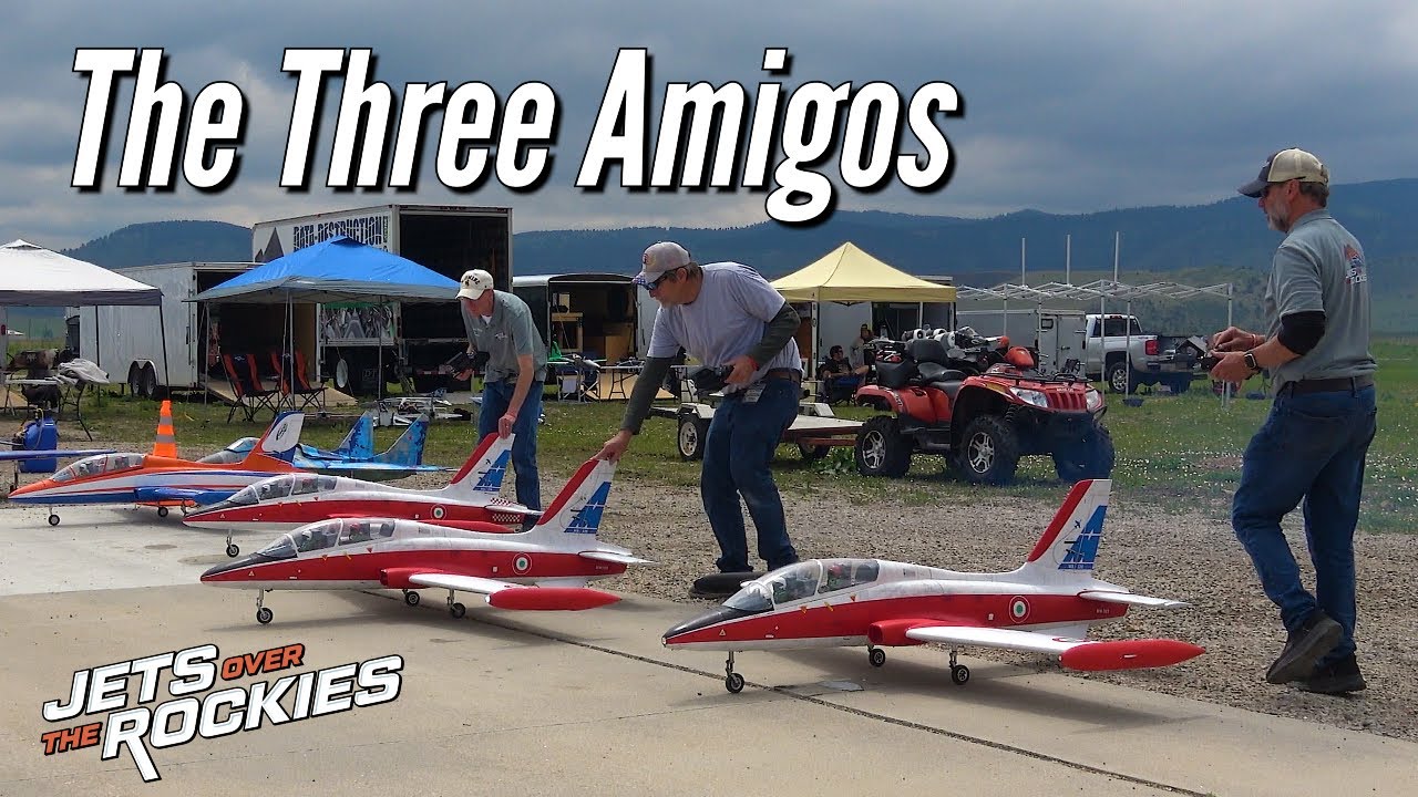 The Three Amigos...  Hangar 9 Aermacchi MB-339's...  Thursday, May 29, 2025