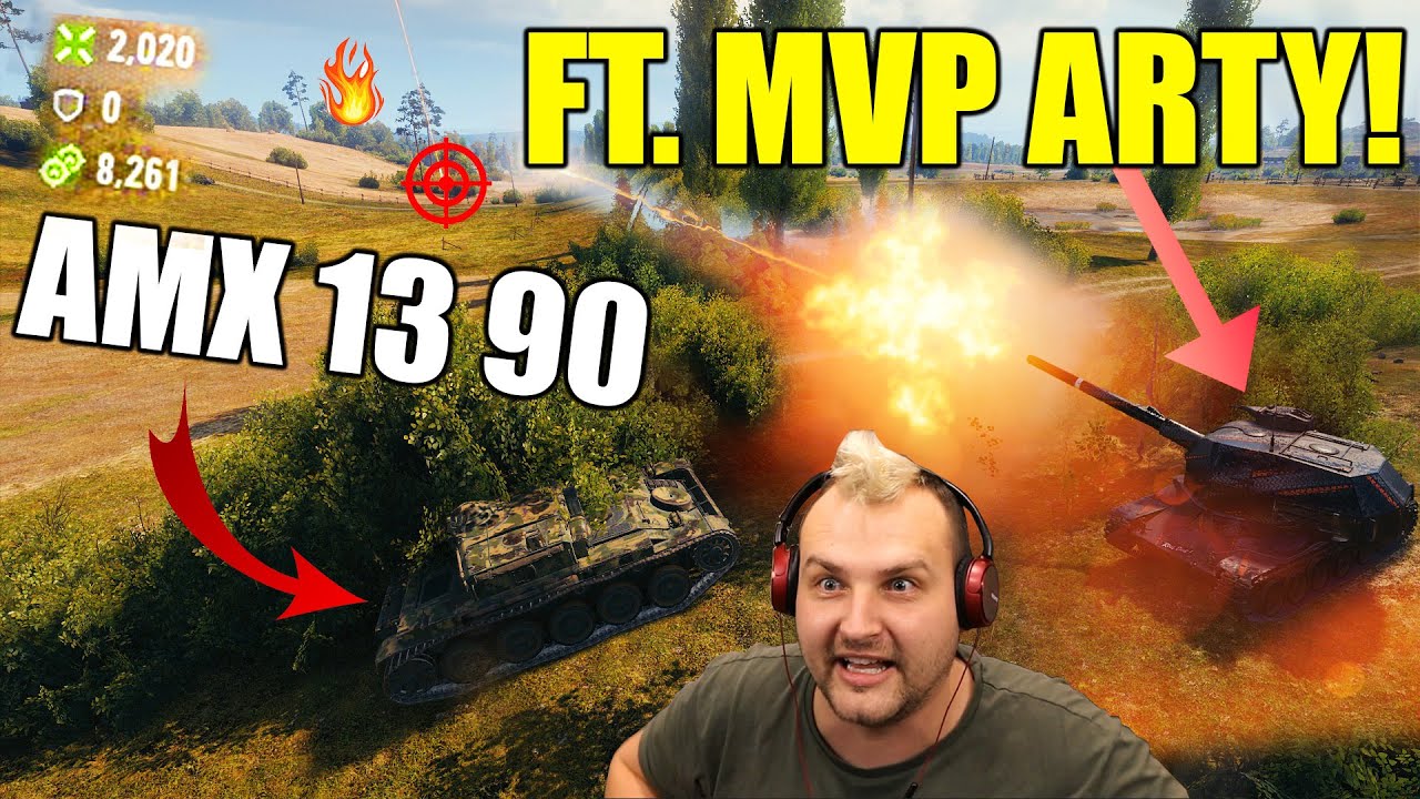 AMX 13 90: BLINDSHOT MASTERCLASS FT. ARTY! | World of Tanks