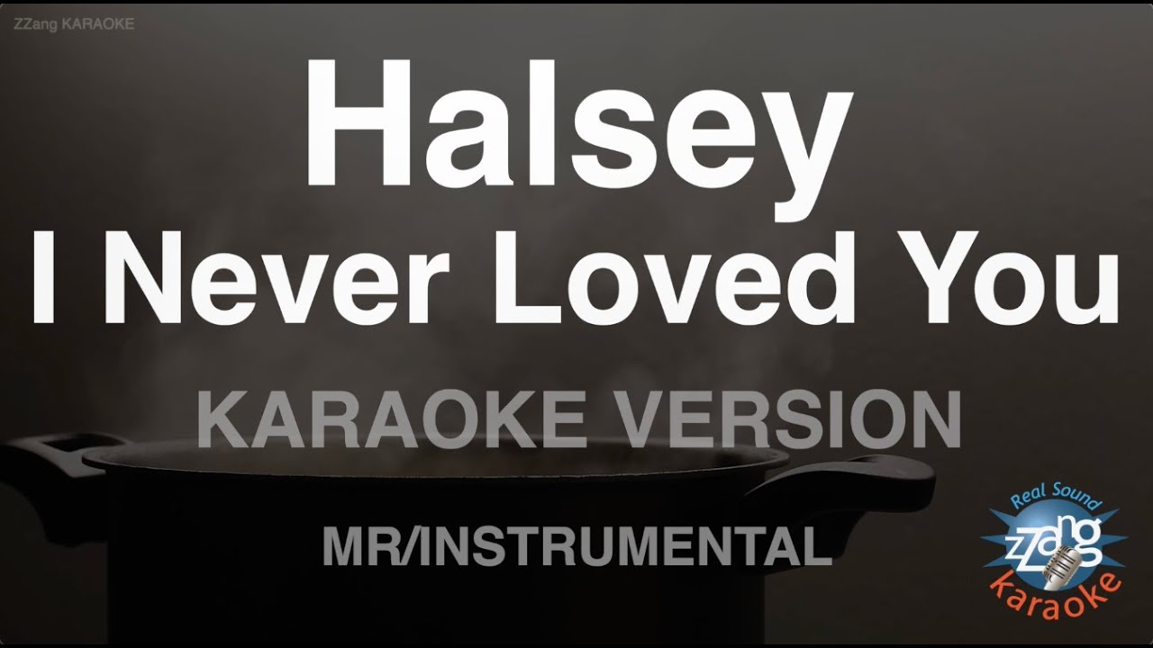 Halsey-I Never Loved You (MR/Instrumental) (Karaoke Version)