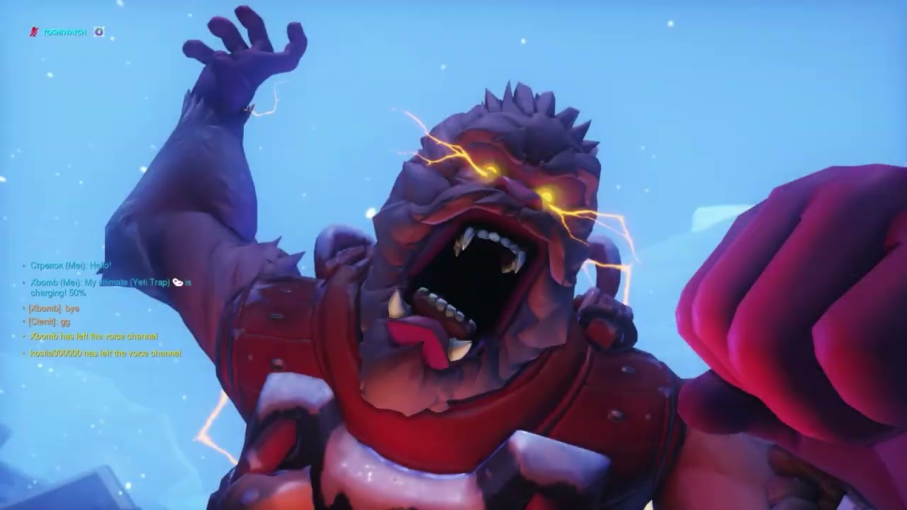 Overwatch Yeti hunt 100% hunter gameplay!