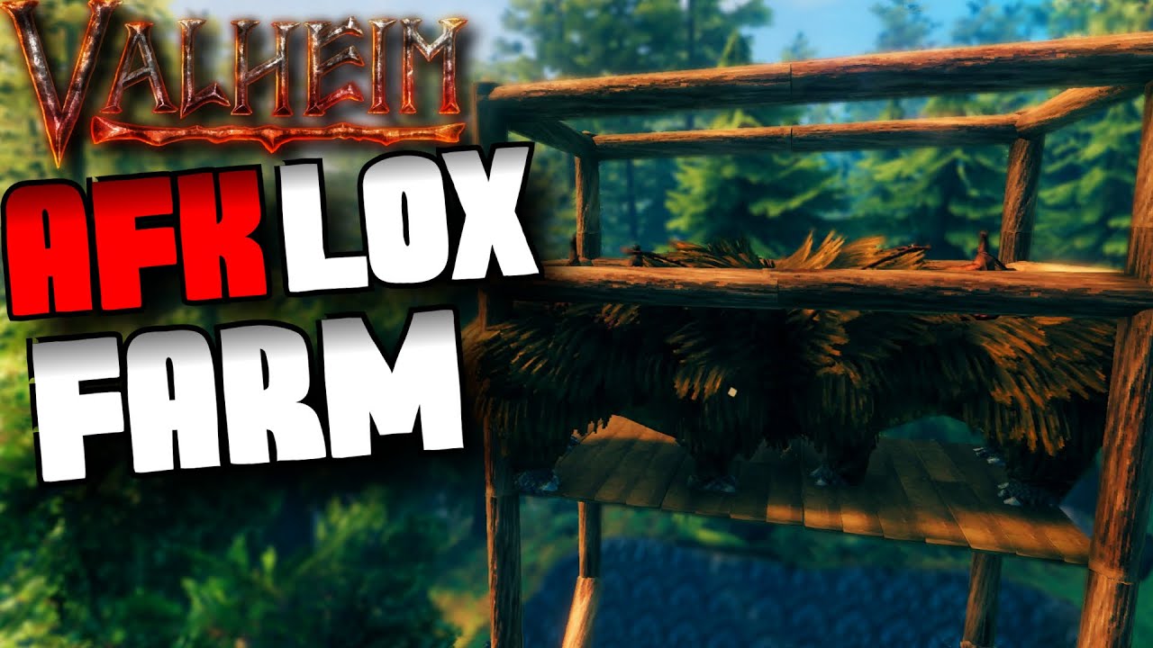 AFK Lox Farm For UNLIMITED Production |  Valheim Guide
