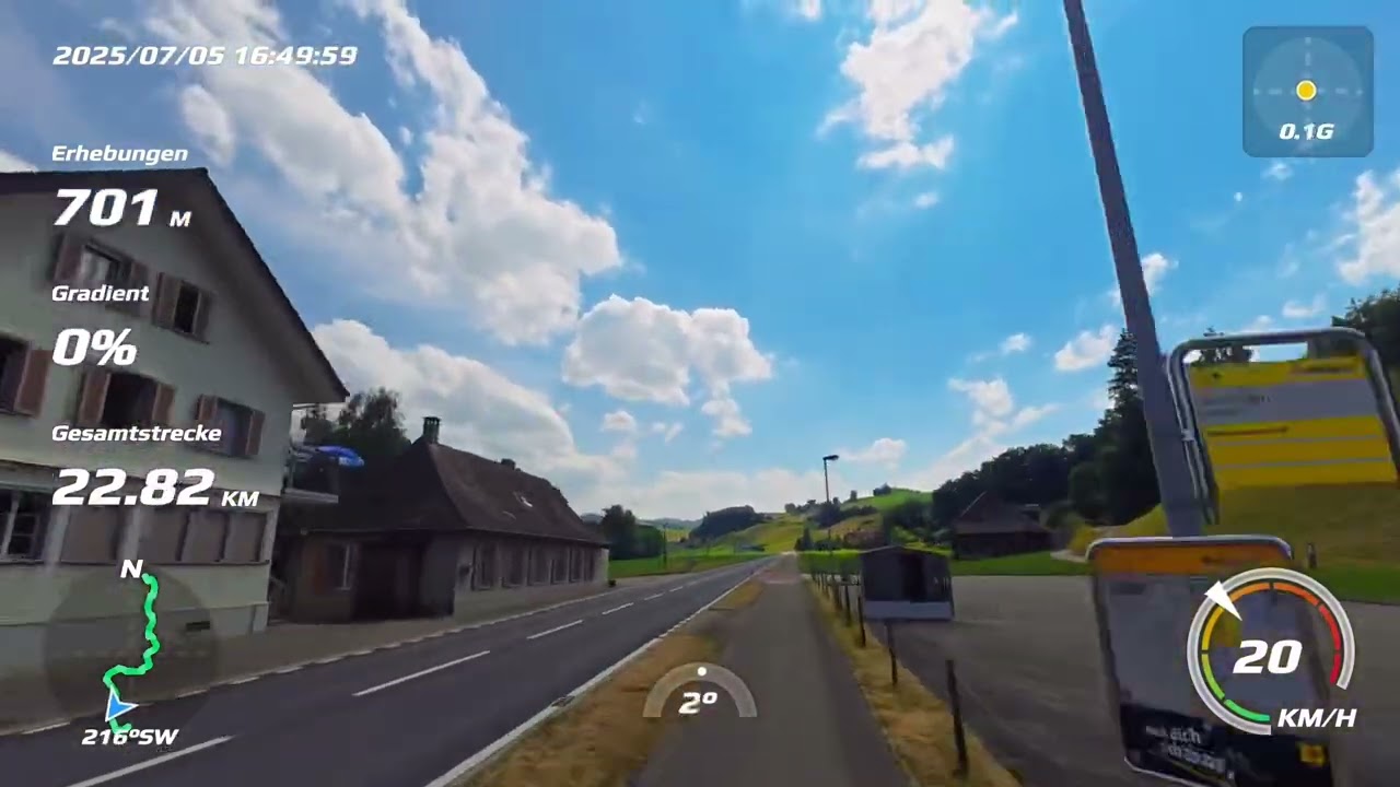 Komoot , Entlang der Luthern – Willisau Runde von Reiden