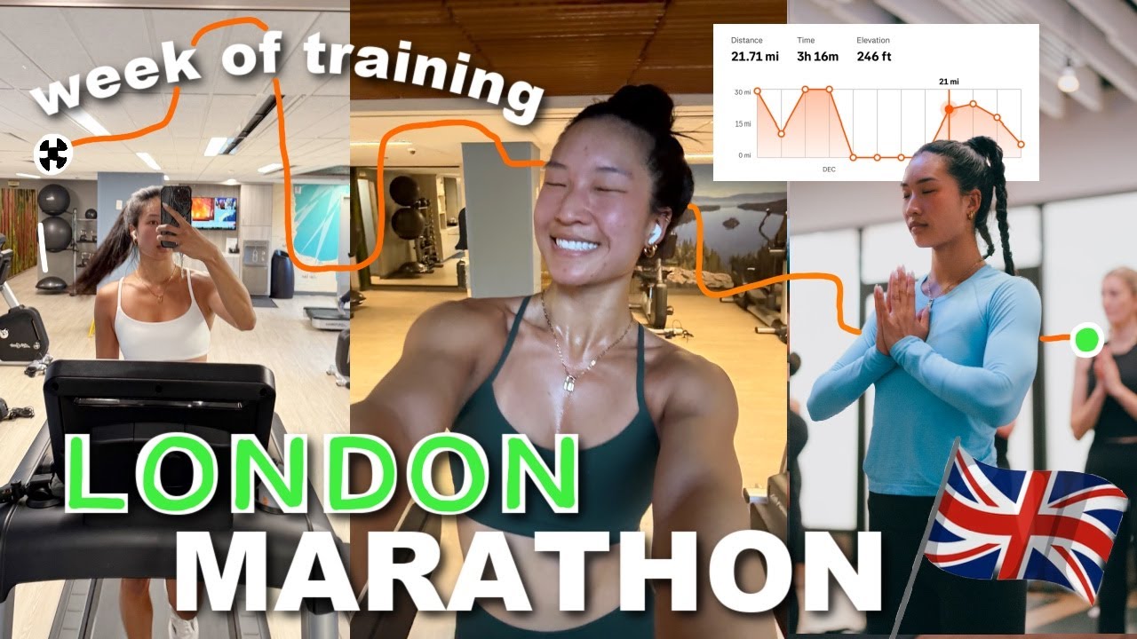 week of training for LONDON MARATHON!!!! *vlog*