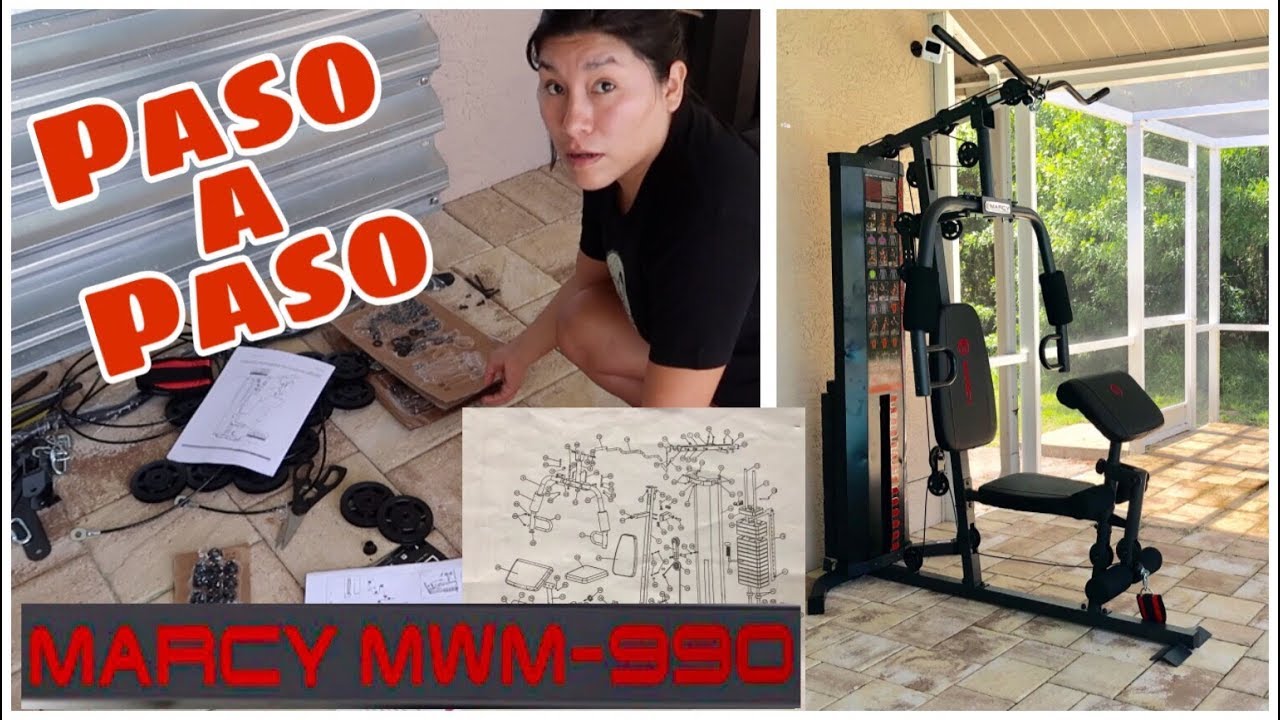 LO HICE SOLA!! MARCY MWM - 990 HOME GYM - PASO A PASO en cámara rápida | Ine HT25 | #ineht25