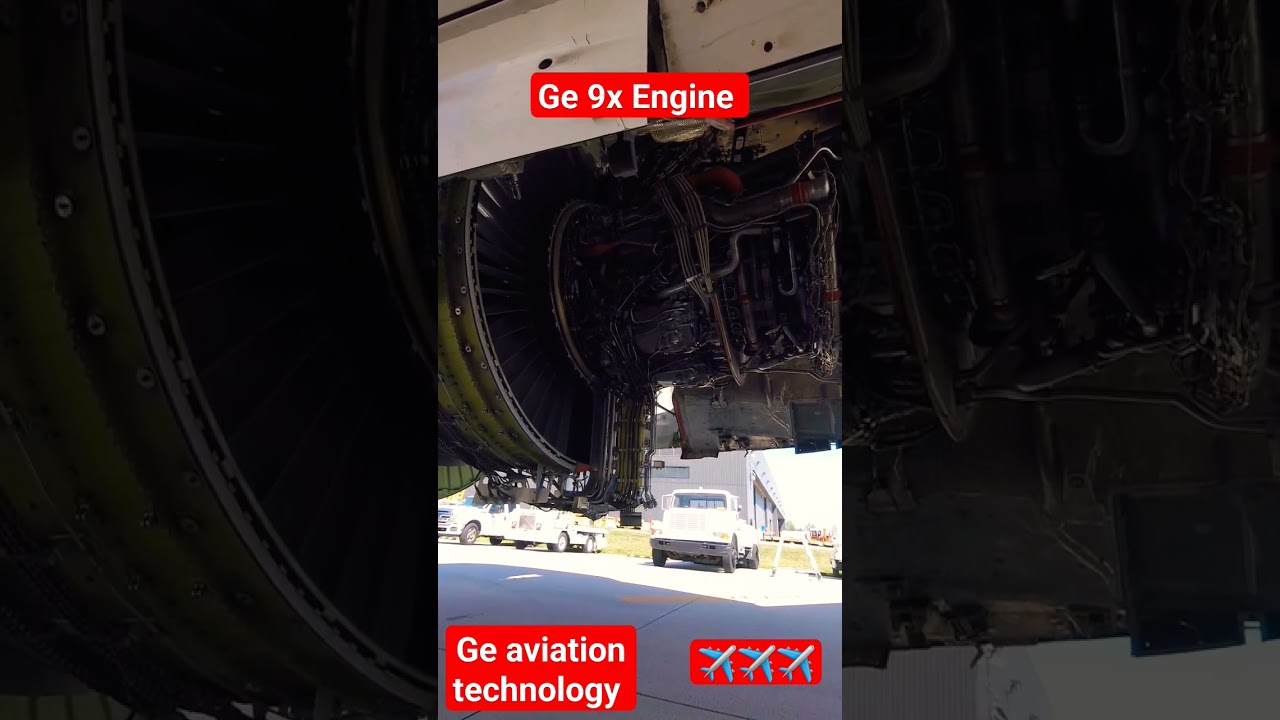 Ge 9x Engine  #aircraft #engine #aircraftengine