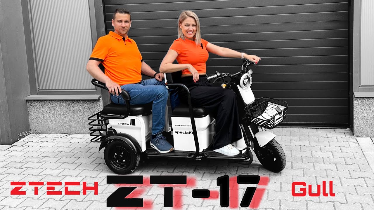 ZTECH ZT 17 Gull elektromos háromkerekű tricikli bemutató videó