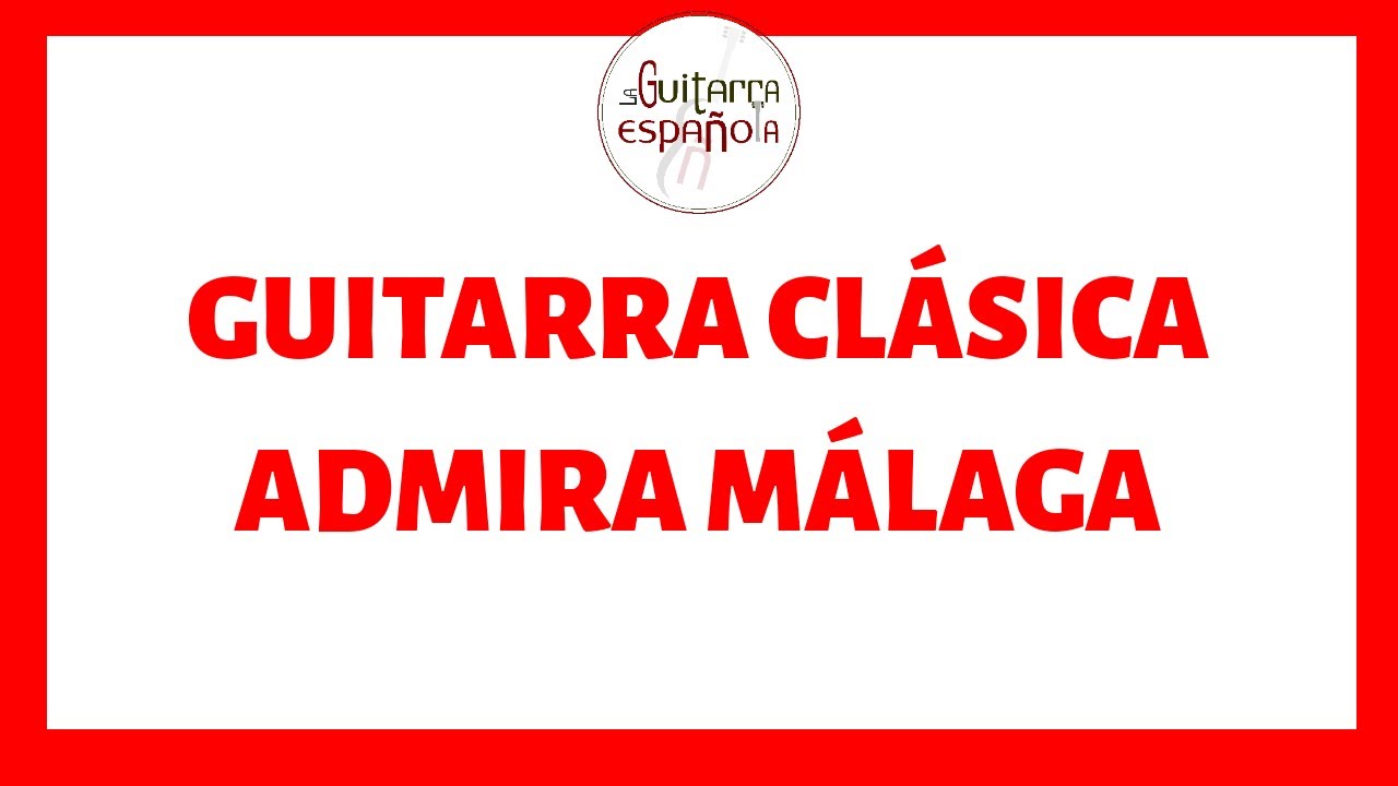 ✅ GUITARRA Clásica Admira MÁLAGA - 👉 Tapa Maciza