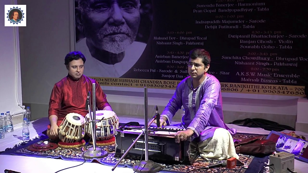 Harmonium Solo by Sri Suvendu Banerjee & Sri Pran Gopal Bandyopadhyay (Tabla) at AKSWM, Kolkata