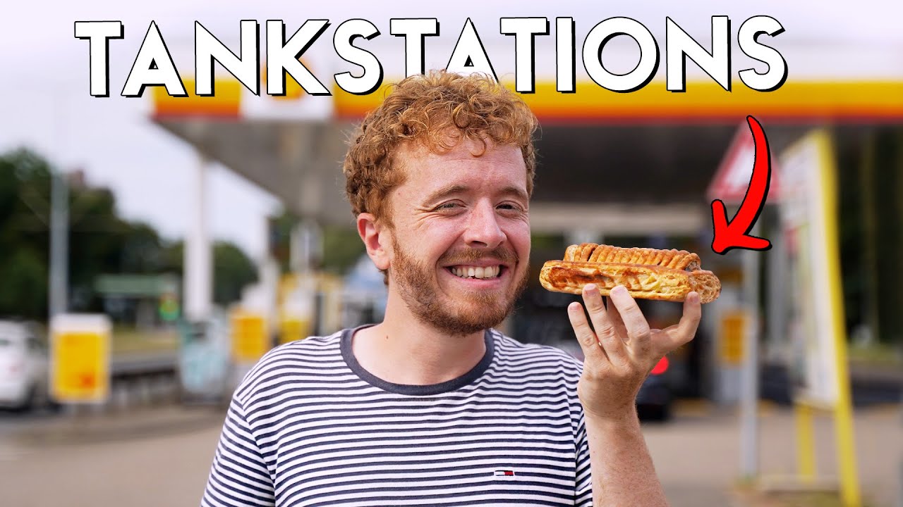 Leven van TANKSTATION eten! 🚗 🍔 *Food Challenge*