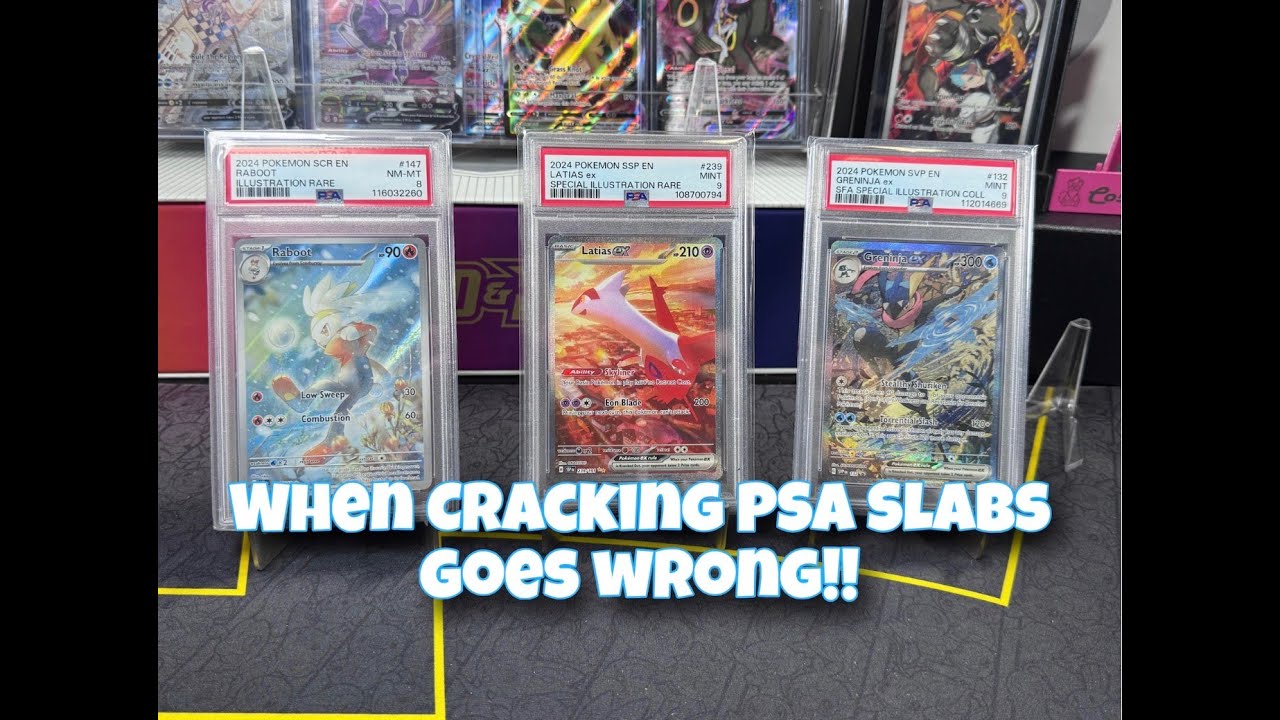 Cracking PSA slabs = money hack??? What have I done to my Pokemon Cards?