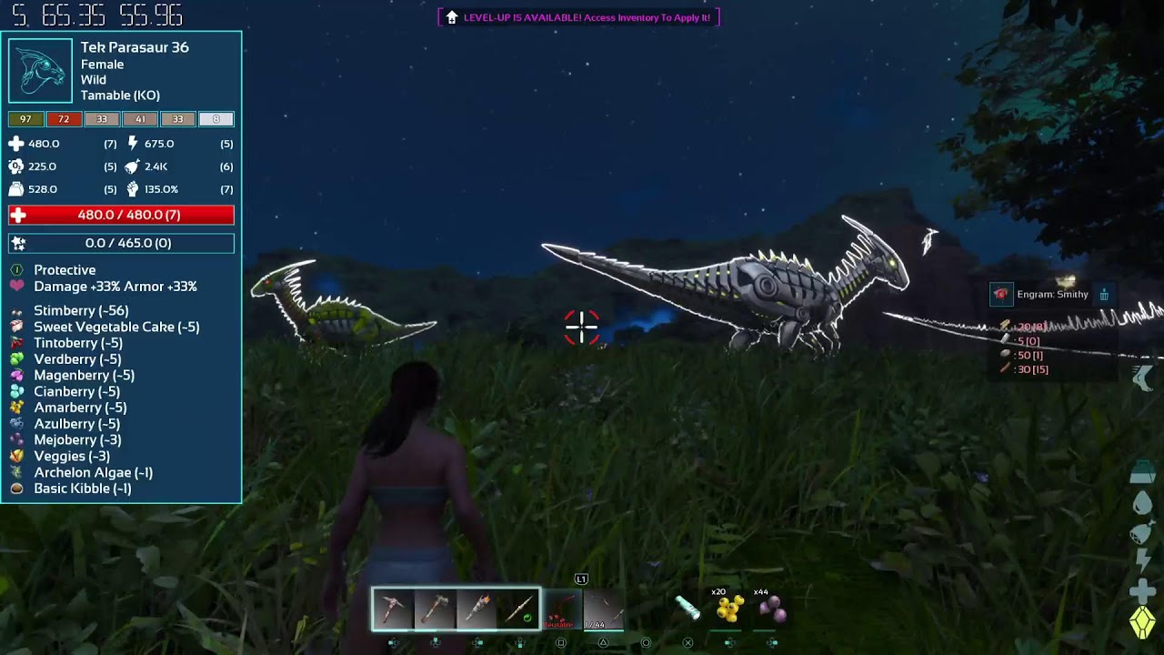 Playing ark survival ascended on the volcano map