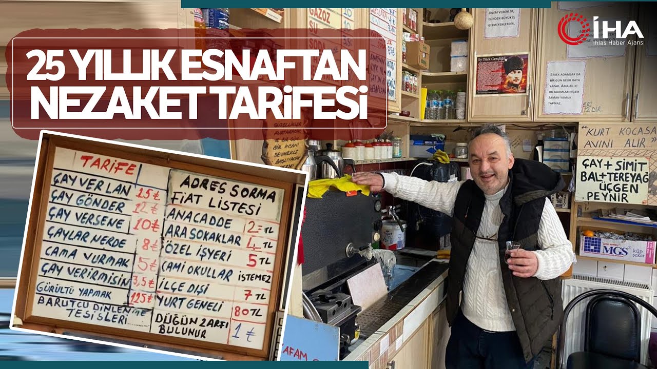 Bu Çay Ocağında Nezaketi Artıran Kazanıyor