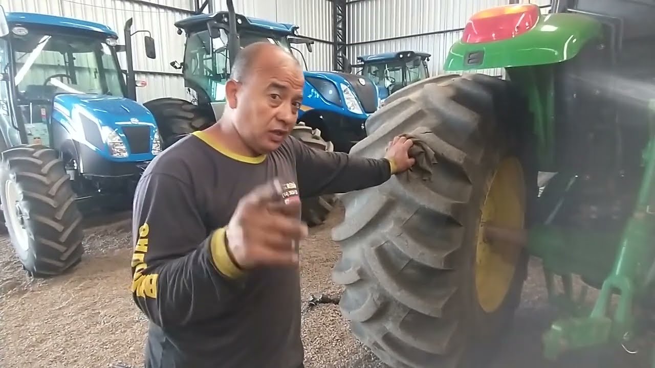 COMO FECHAR BITOLA DO TRATOR JOHN DEERE | BORRACHARIA RODÃO
