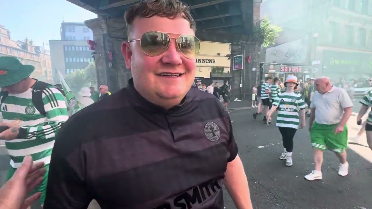 Celtic fans take over GLASGOW