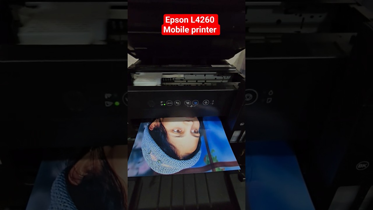 Haw to Epson L4260 All-in One Color photo printer Best quality Photo printing