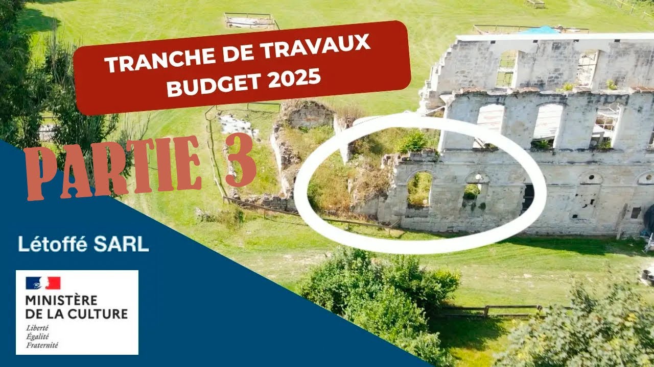 Partie 3 - Réalisation de la voûte en pierre de taille - Abbaye de Valsery