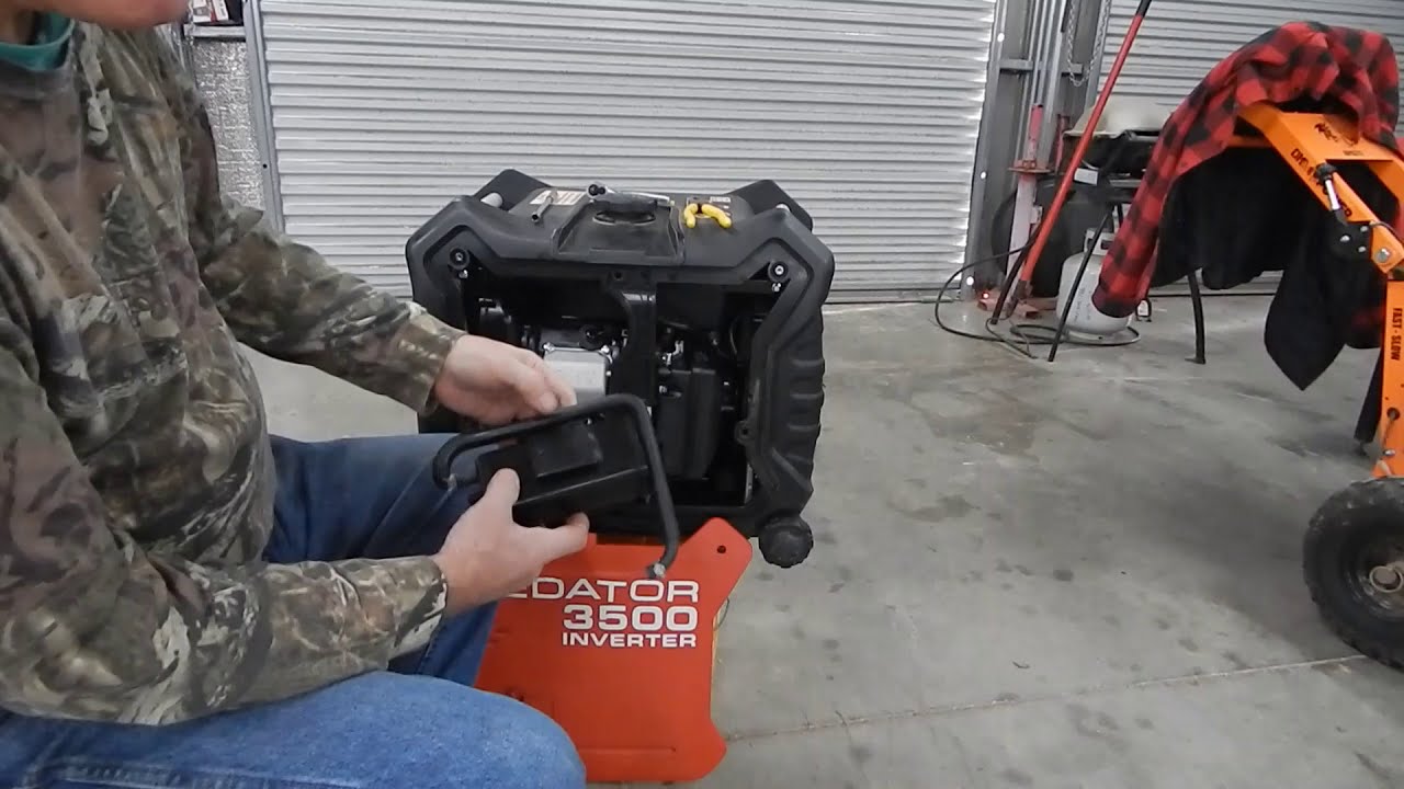 Harbor Freight Predator 3500 Inverter Generator C.A.R.B. Canister Delete.