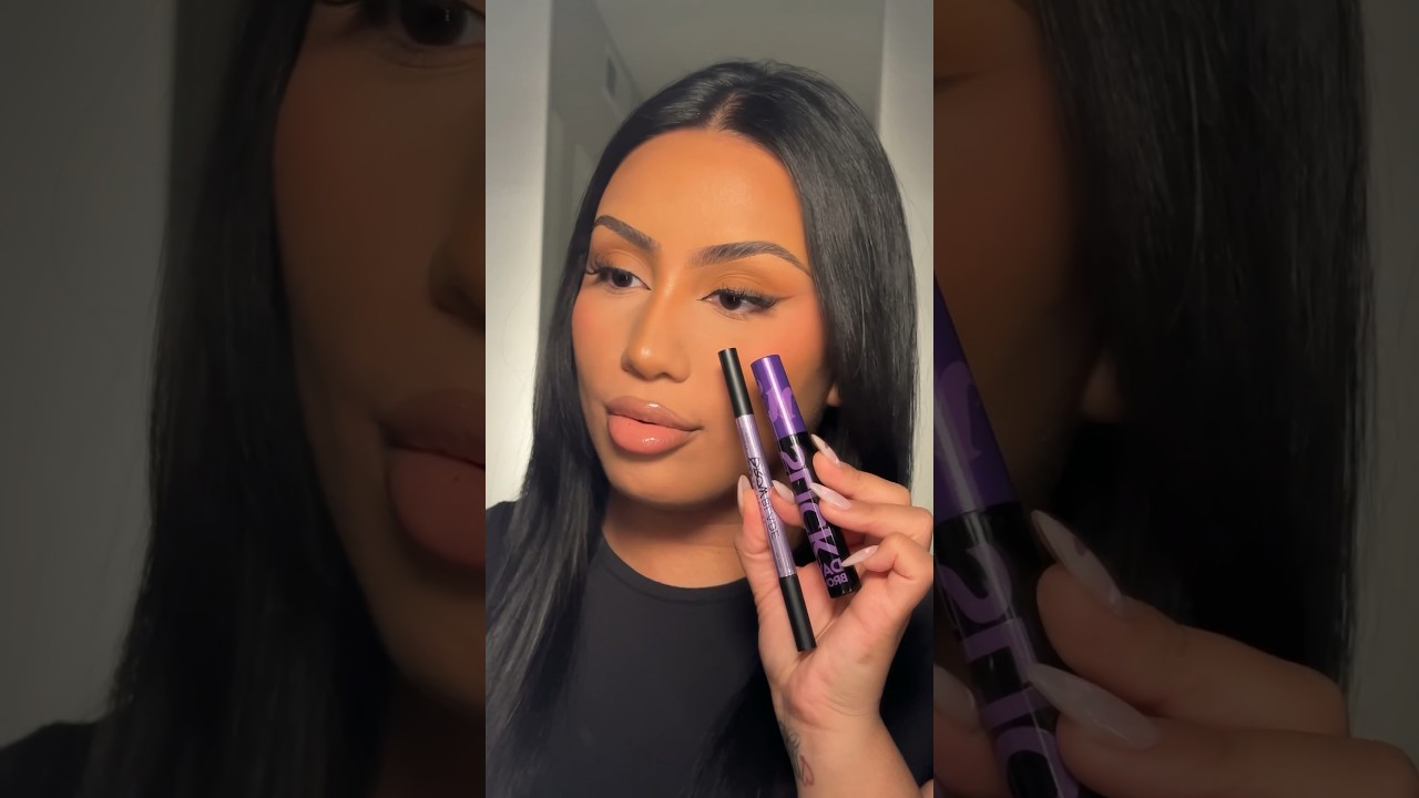 My hack for Laminated Brows that last all day!🖤👏🏽 #UrbanDecayPartner #UrbanDecay