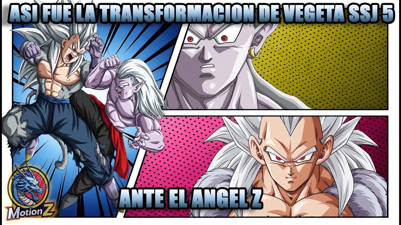 ASI FUE la TRANSFORMACION de VEGETA SSJ5 ante el ANGEL Z: DragonBall AF | MotionZ
