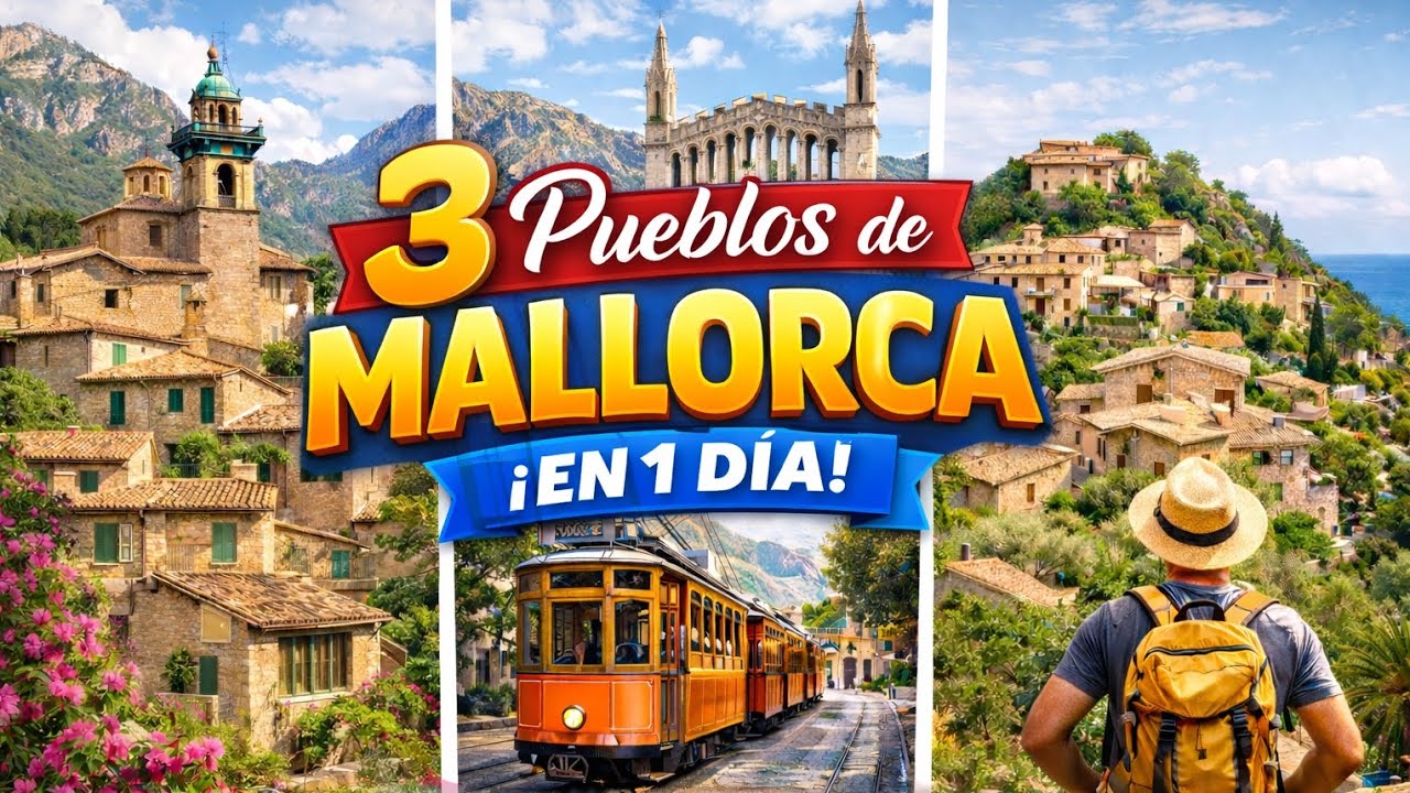 Los 3 Pueblos MÁS BONITOS de Mallorca 🇪🇸 (En Solo 1 Día)
