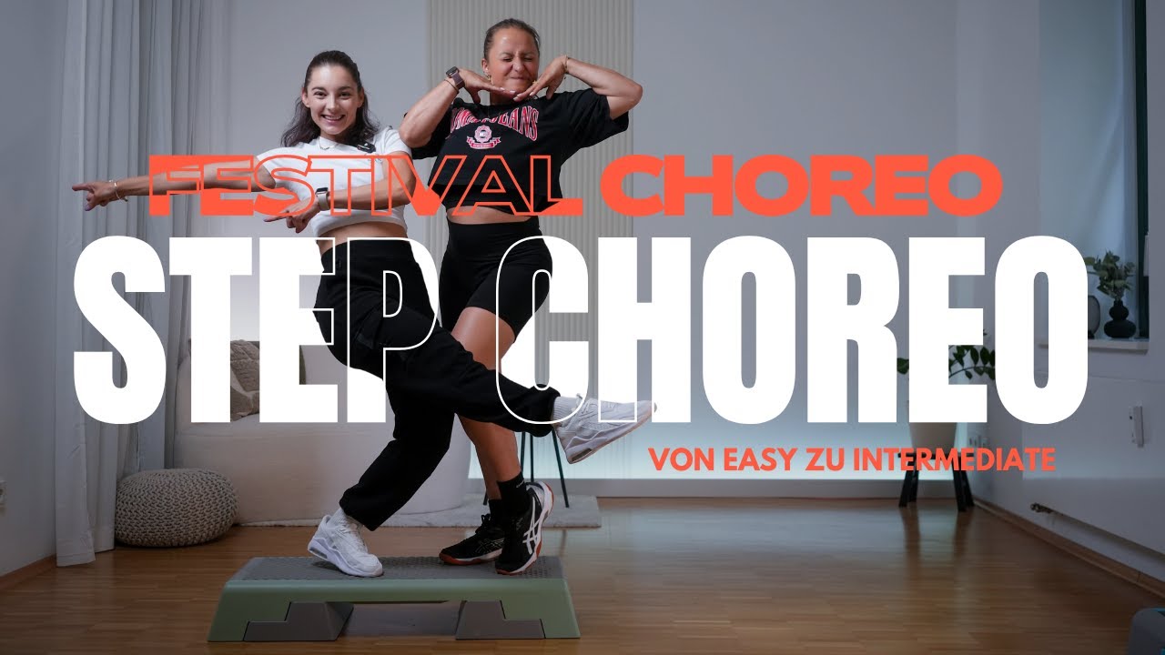 Step Aerobic - von Easy zu Intermediate || Aufbau mit Erklärungen | Live Kurs | IFAA FESTIVAL Choreo