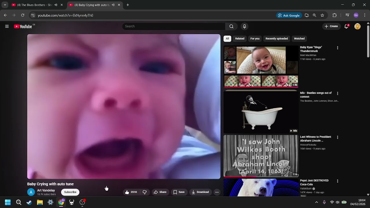 CRY (Feat. Baby w/ autotune)